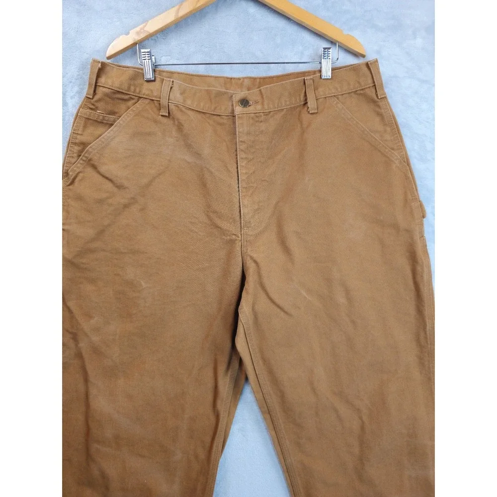 Carhartt B11 BRN Brown Work Pants Original Dungaree Fit Canvas Duck  Men's 39x32